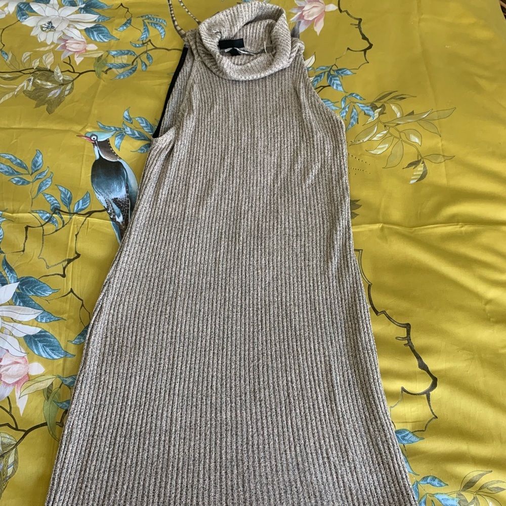 Top shop tan body con dress